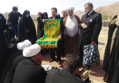 رضوي،امام،حضور،پرچم،حرم،كودكان،قاين،خادمان،متبرك،كاروان،سايه ...