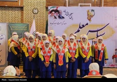 بوشهر،معلم،معلمان،استان،پرورش،آموزش،شهيد،مقام،هفته