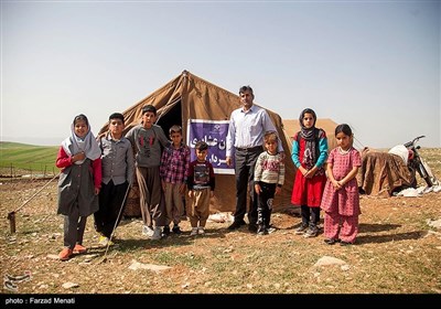 معلم فداکار ایل سرداری در کرمانشاه