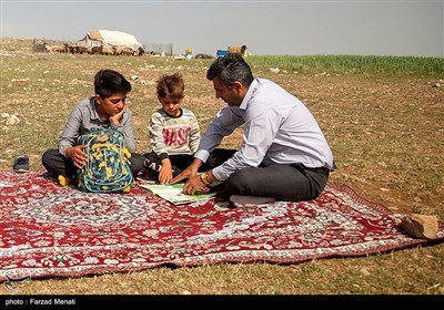 معلم فداکار ایل سرداری در کرمانشاه