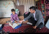 معلم فداکار ایل سرداری در کرمانشاه