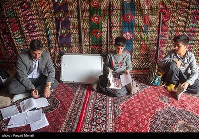 معلم فداکار ایل سرداری در کرمانشاه