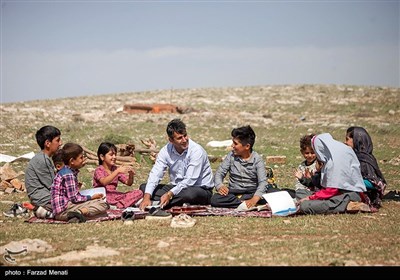 معلم فداکار ایل سرداری در کرمانشاه