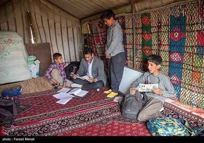 معلم فداکار ایل سرداری در کرمانشاه