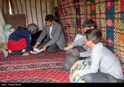معلم فداکار ایل سرداری در کرمانشاه