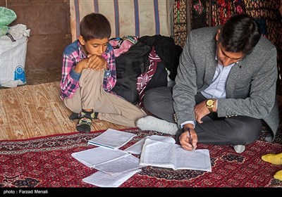 معلم فداکار ایل سرداری در کرمانشاه
