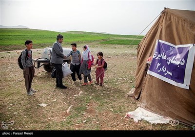 معلم فداکار ایل سرداری در کرمانشاه