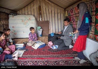معلم فداکار ایل سرداری در کرمانشاه