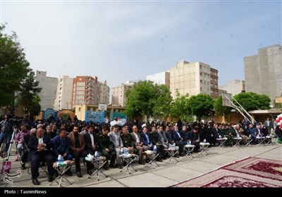 آیین زنگ سپاس معلم در کرمانشاه