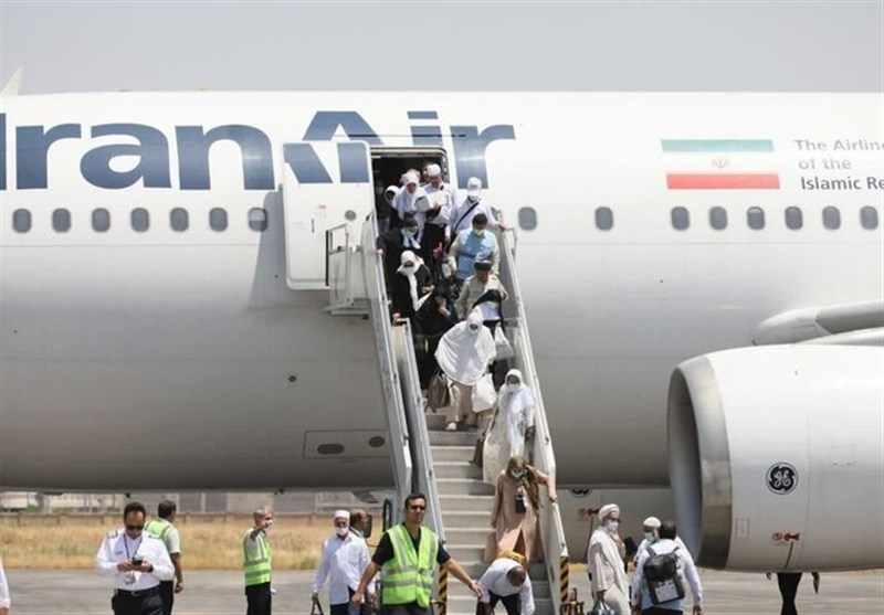  اعزام ۳۳۵۰ زائر از فرودگاه همدان به سرزمین وحی 
