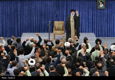 دیدار کارگزاران حج با رهبر معظم انقلاب