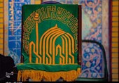 کاروان زیر سایه خورشید با پرچم متبرک در بندر امام خمینی(ره)