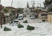 دیمونا زیر آب رفت/ ورودهای ایلات بسته شد