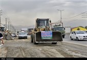 پاکسازی گسترده نخاله‌های ساختمانی در اسلامشهر