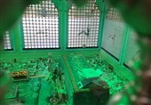 تکریم آستان مقدس امامزادگان محمد و سکینه خاتون (ع)
