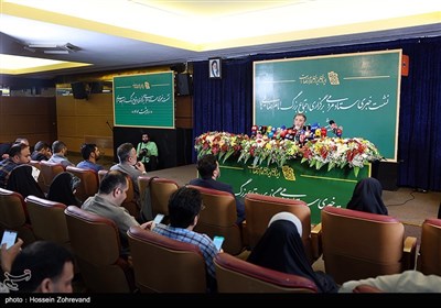 نشست خبری عباس حیدری، مسئول ستاد مردمی برگزاری اجتماع بزرگ امام رضایی‌ها