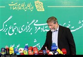 نشست خبری عباس حیدری، مسئول ستاد مردمی برگزاری اجتماع بزرگ امام رضایی‌ها