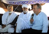 شورای عشایری  در دل دشت‌های طلایی زیرکوه + تصویر
