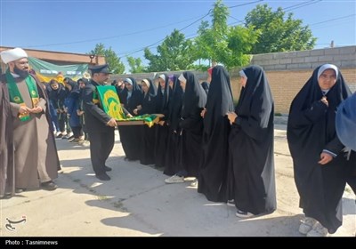 سملقانی‌ها میزبان پرچم حرم امام رضا(ع)+تصاویر