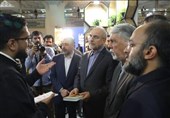 رئیس مجلس از نمایشگاه کتاب تهران بازدید کرد