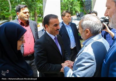 علیرضا کاظمی، وزیر آموزش‌وپرورش و ابراهیم نامس یاسین الجبوری وزیر آموزش جمهوری عراق