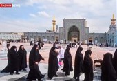 تقریر/ تسنیم .. الإمام الرضا (ع) تجلٍ لوشائج الأخوة بین الشعبین؛ ثلاثة ملایین عراقی یزورون إیران