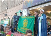 حضور خادمان حرم رضوی در امامزادگان باقریه بیرجند