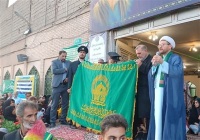 رضا،امام،پرچم،خادمان،بيرجند،زيارت،رضوي،حرم،جمعيت،عطر،مملو،زم ...