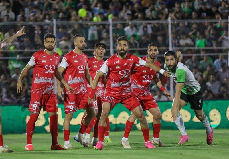 پوشش زنده تا دقیقه ۳۵| پرسپولیس و تراکتور گل خوردند