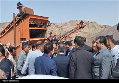 بازدید دادستان اردبیل از معادن شن و ماسه و مسیر رودخانه قره‌سو
