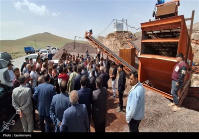 بازدید دادستان اردبیل از معادن شن و ماسه و مسیر رودخانه قره‌سو