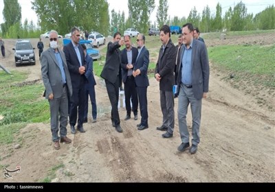 بازدید دادستان اردبیل از معادن شن و ماسه و مسیر رودخانه قره‌سو