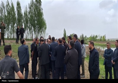 بازدید دادستان اردبیل از معادن شن و ماسه و مسیر رودخانه قره‌سو