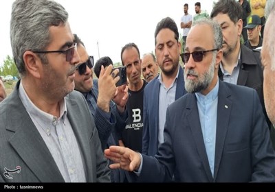 بازدید دادستان اردبیل از معادن شن و ماسه و مسیر رودخانه قره‌سو