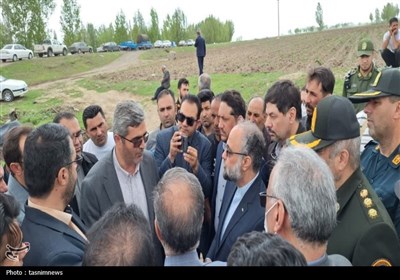 بازدید دادستان اردبیل از معادن شن و ماسه و مسیر رودخانه قره‌سو