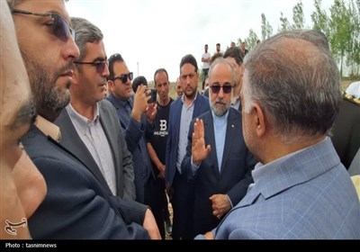 بازدید دادستان اردبیل از معادن شن و ماسه و مسیر رودخانه قره‌سو