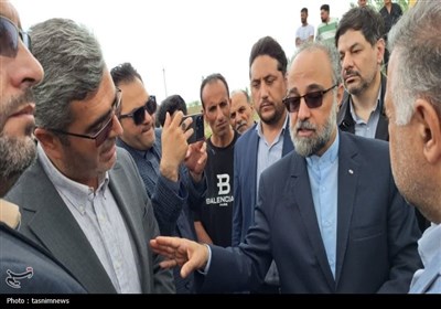 بازدید دادستان اردبیل از معادن شن و ماسه و مسیر رودخانه قره‌سو