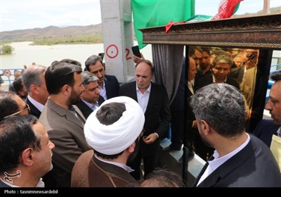 بهره‌برداری از 3 طرح آبیاری و نشست فعالان کشاورزی با وزیر جهاد کشاورزی در اردبیل به روایت تصویر
