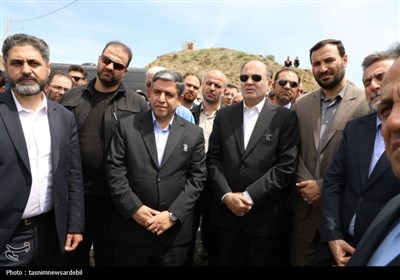بهره‌برداری از 3 طرح آبیاری و نشست فعالان کشاورزی با وزیر جهاد کشاورزی در اردبیل به روایت تصویر