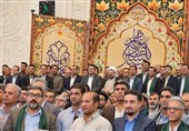 مراسم تحلیف کارشناسان رسمی دادگستری فارس در حرم شاهچراغ (ع)