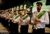 اصفهان در شب ولادت هشتیمن اختر تابناک غرق در شادی