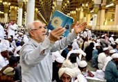 حال و هوای سحرگاهی زائران ایرانی در مدینه منوره + فیلم