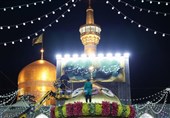 گل‌آرایی ویژه ضریح و صحن و سرای رضوی به مناسب ایام دهه کرامت