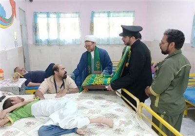 رضوي،پرچم،كاركنان،مركز،خدام،مددجويان،حرم،معلولان،رضا،امام،ثامن