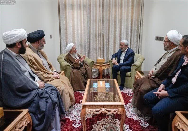 دیدار آیت‌الله جوادی آملی با تولیت آستان علوی