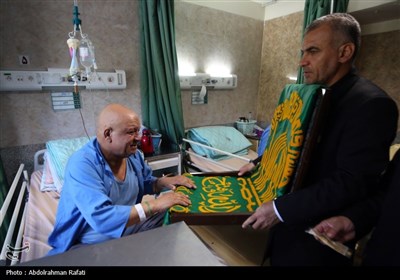 خادمان رضوی در بیمارستانهای همدان