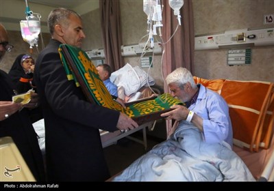 خادمان رضوی در بیمارستانهای همدان