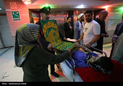 خادمان رضوی در بیمارستانهای همدان