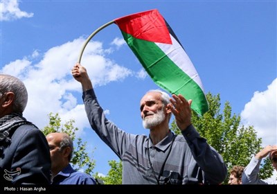 اجتماع زنجانی ها در حمایت از مردم غزه