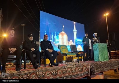 استقبال از پرچم امام رضا(ع) در گچساران
